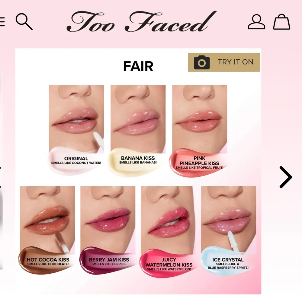 Too Faced Pillow Balm Shade Original - Lip Treatment MINI 0.04oz NEW